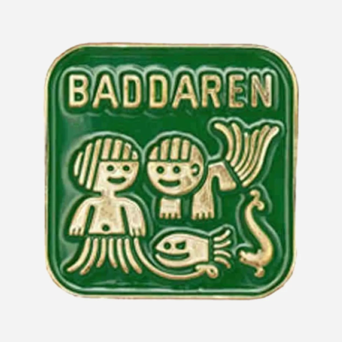 Baddaren grön