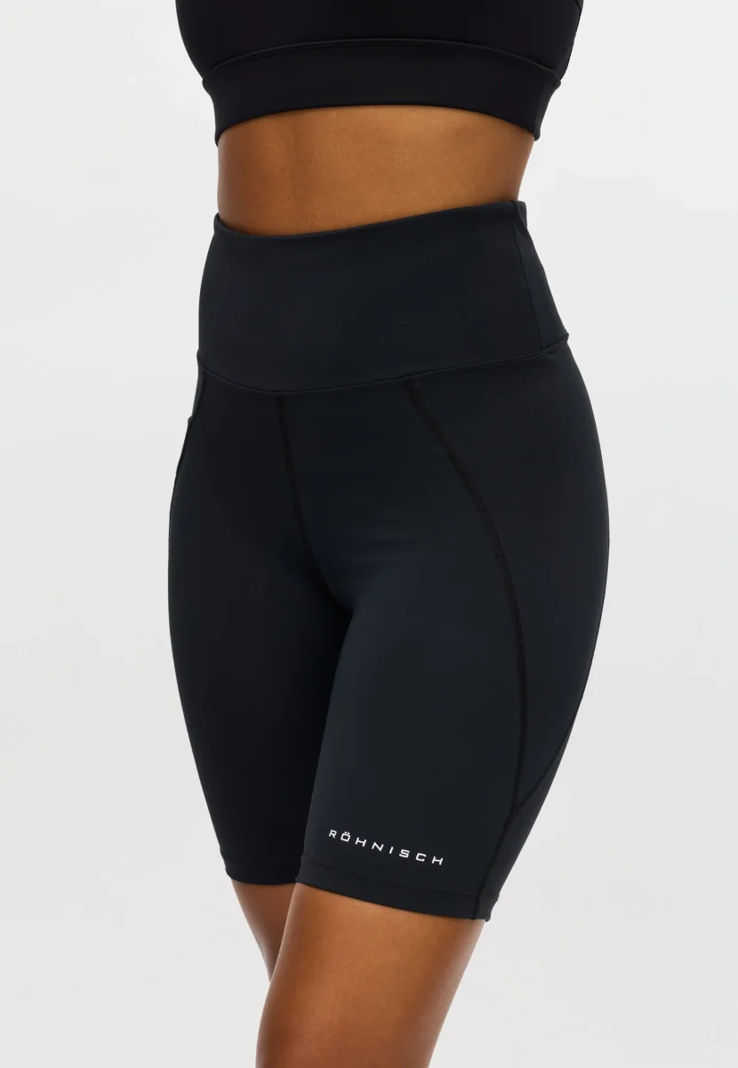RÖHNISCH Flattering High Waist Bike Tights Svart - Bild 2