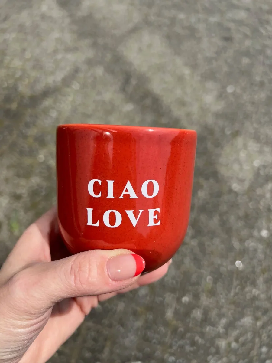 Sisi Mugg Ciao Love Röd - Bild 4