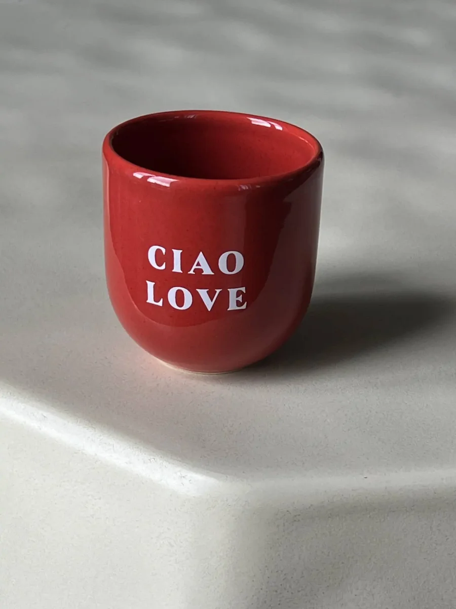 Sisi Mugg Ciao Love Röd