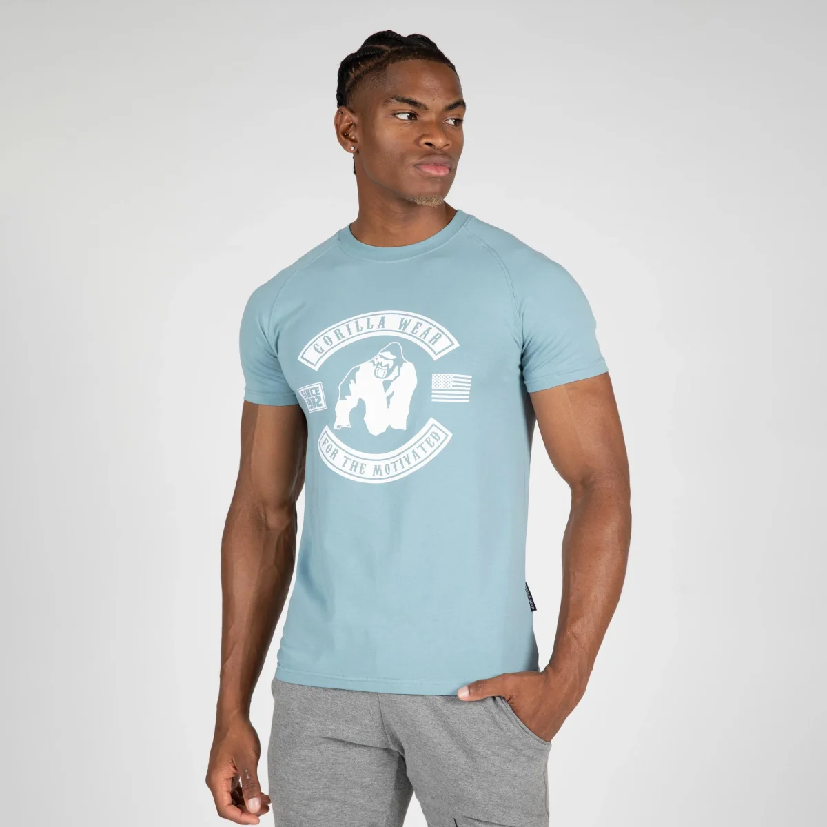 Gorilla Wear Tulsa T-Shirt, blue - Bild 3