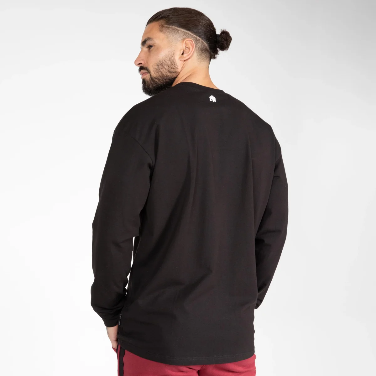 Gorilla Wear Boise Oversized Long Sleeve, black - Bild 3