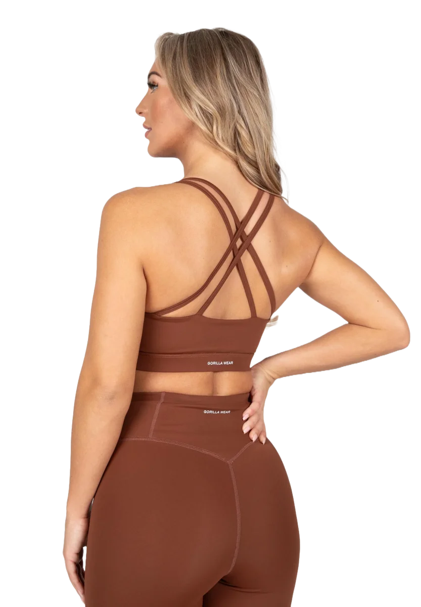 Gorilla Wear Arizona Sports Bra, brown - Bild 4