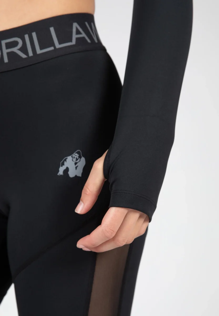 Gorilla Wear Osseo Long Sleeve Black - Bild 5