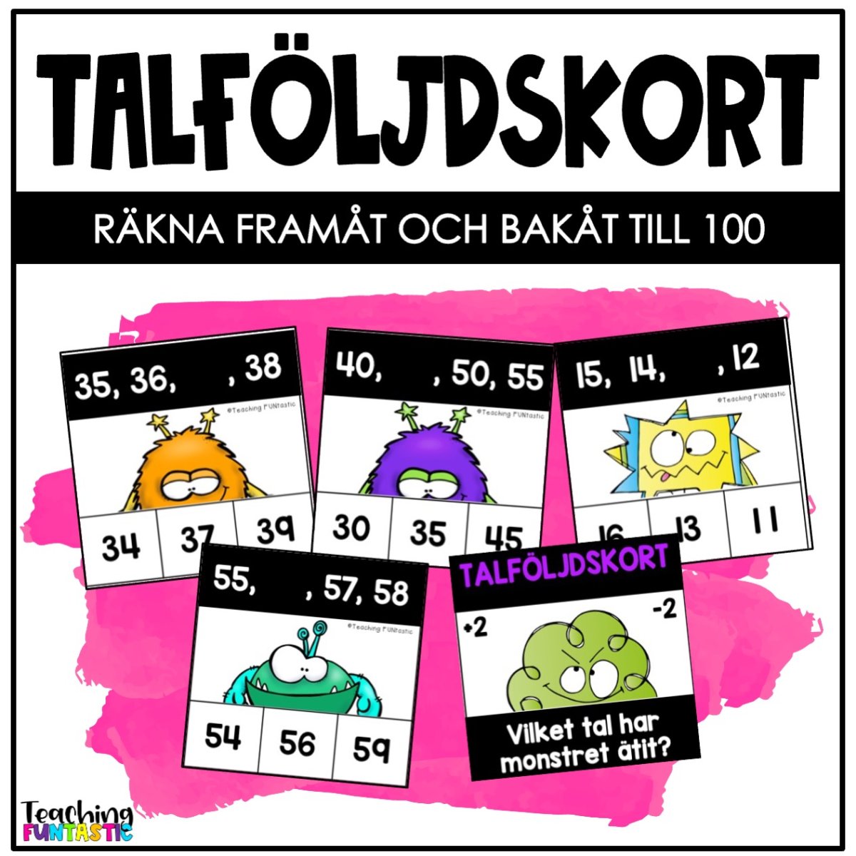 Monstermatte talföljdskort