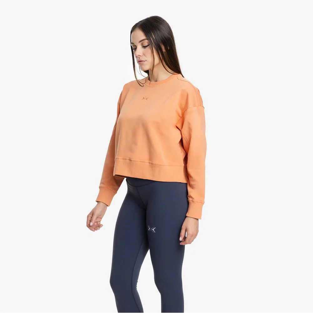 Picsil CROP WOMAN Jersey Stretch sweatshirt Amber - Bild 4