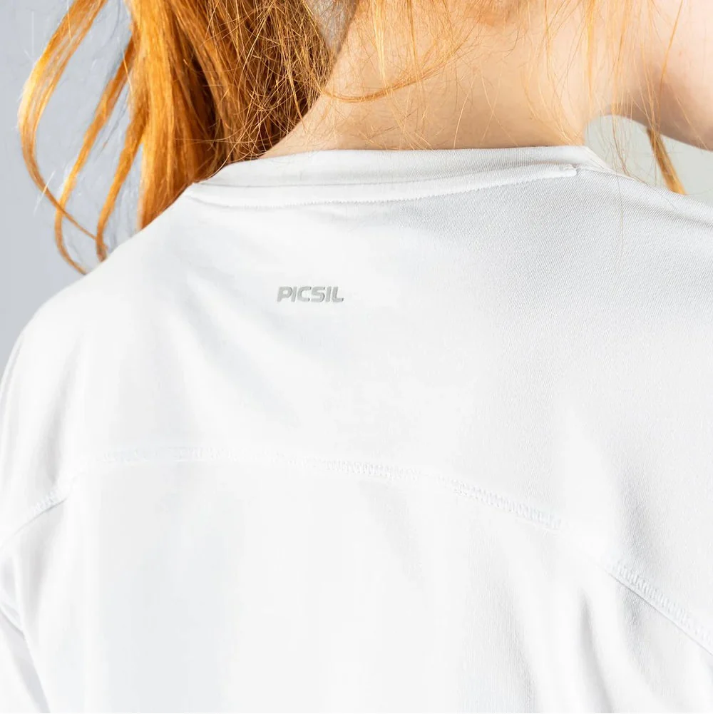Picsil Tech Move Crop Top Vit - Bild 5
