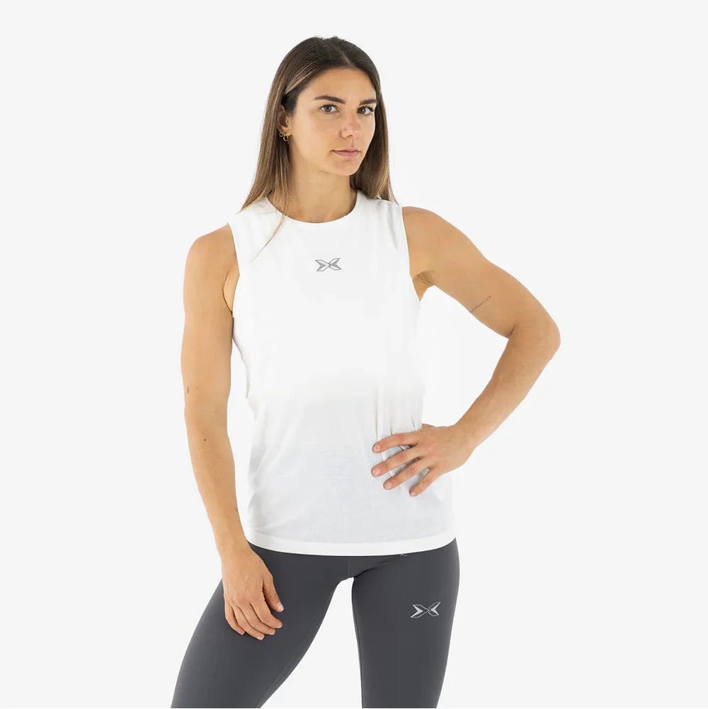 Picsil T-shirt Premium Sleeveless woman Vit