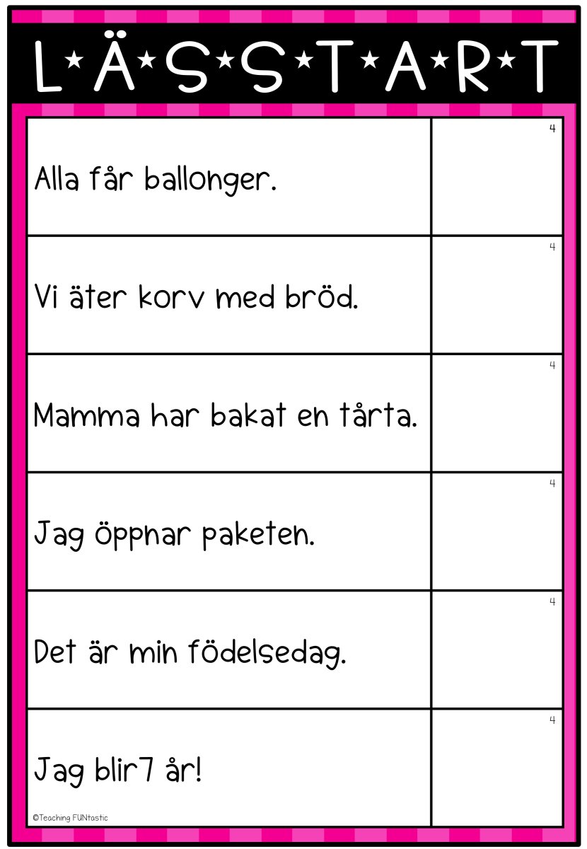 LÄSSTART MENINGAR - Bild 3