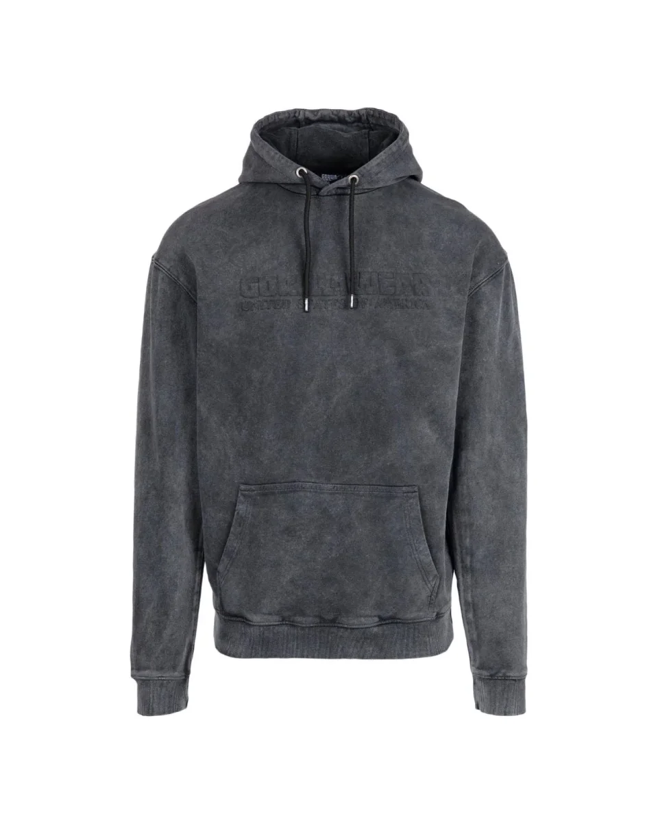 Gorilla Wear Crowley Oversized Men's Hoodie, washed grey - Bild 2