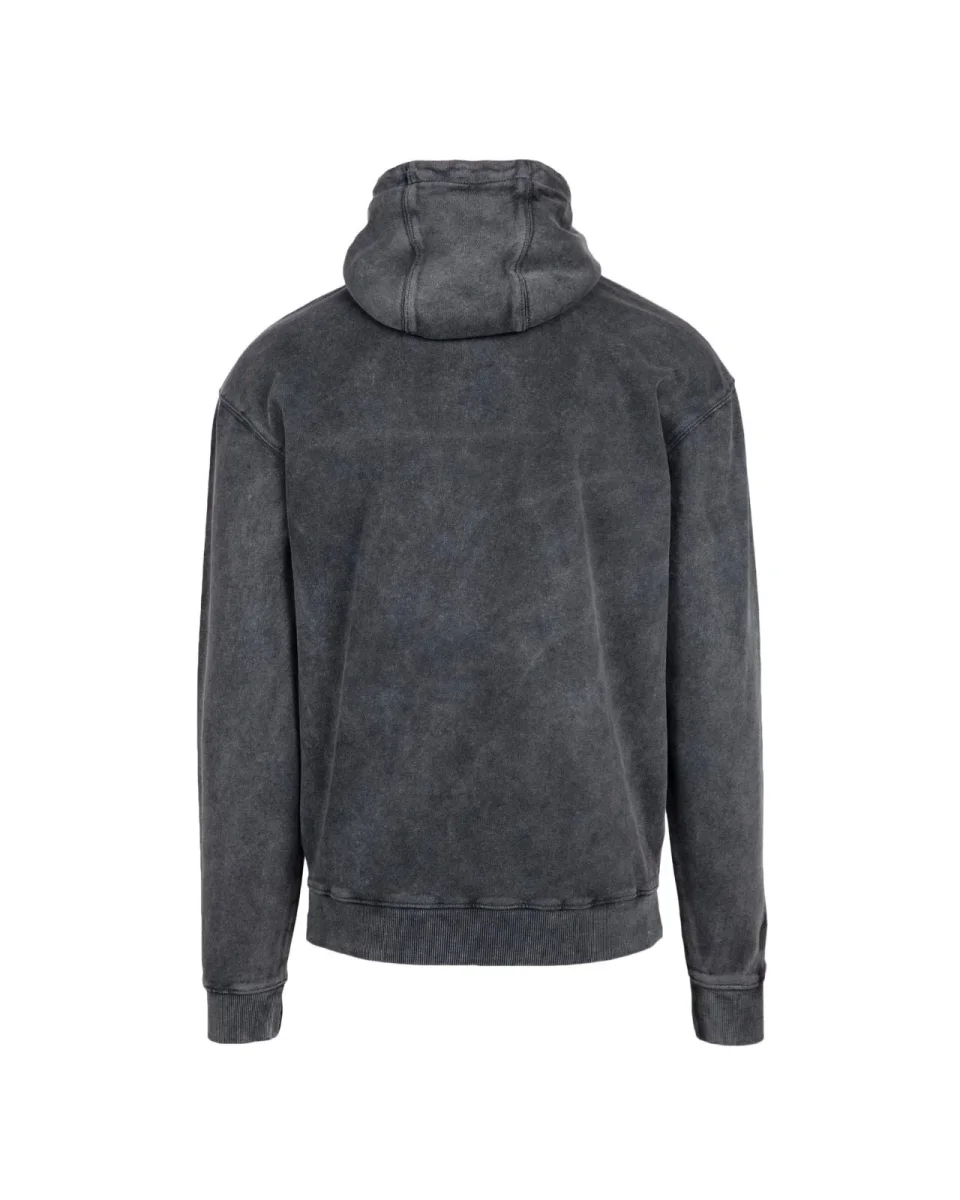 Gorilla Wear Crowley Oversized Men's Hoodie, washed grey - Bild 3