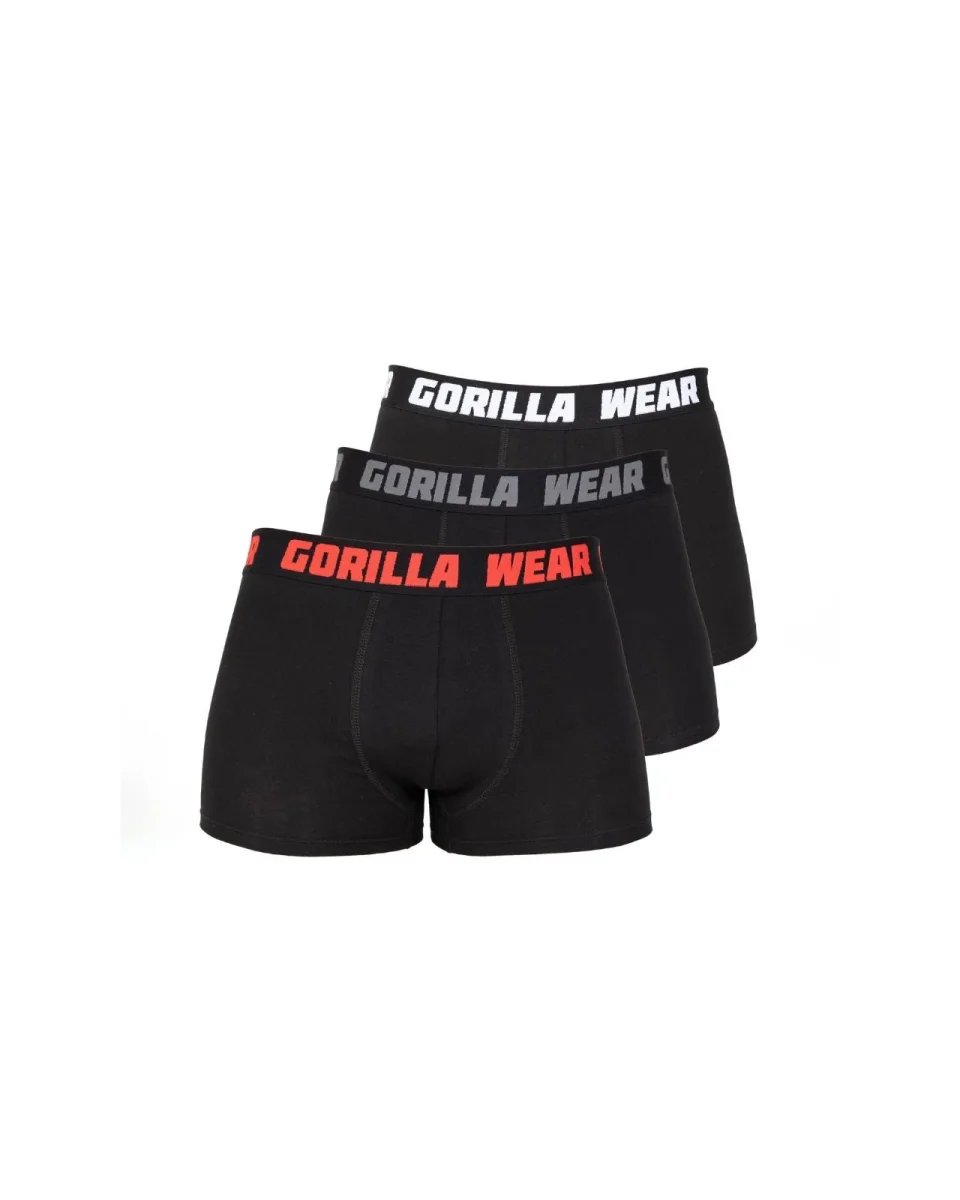 Gorilla Wear Boxershorts 3-pack, black - Bild 2