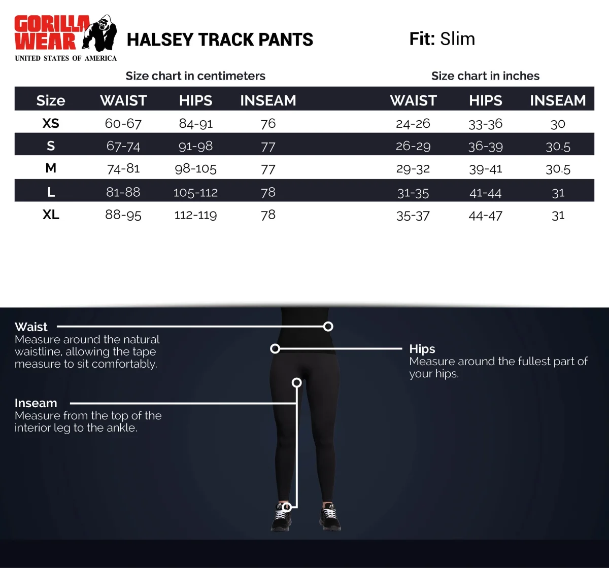 Gorilla Wear Halsey Track Pants, black - Bild 6