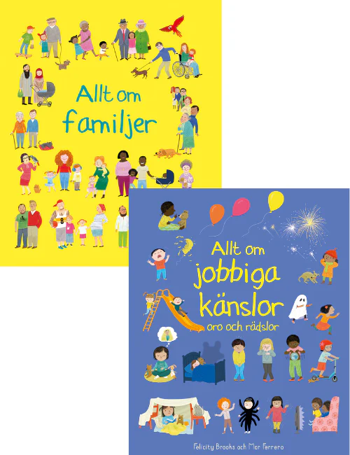 Paket - Allt om jobbiga känslor & Allt om familjer