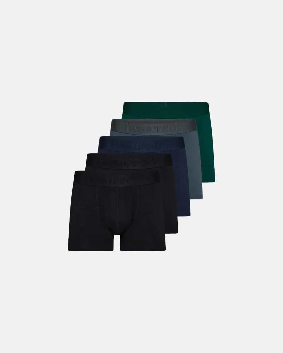 Resteröds Boxer Organic Cotton 5-pack Multicolour