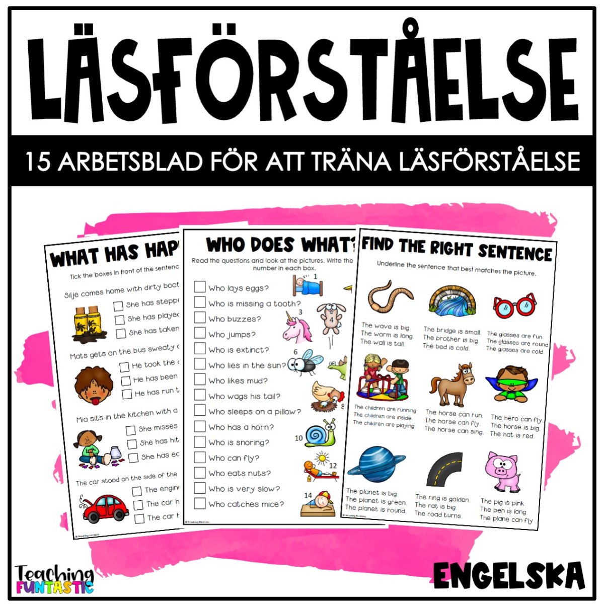 Träna läsförståelse i engelska - Bild 2
