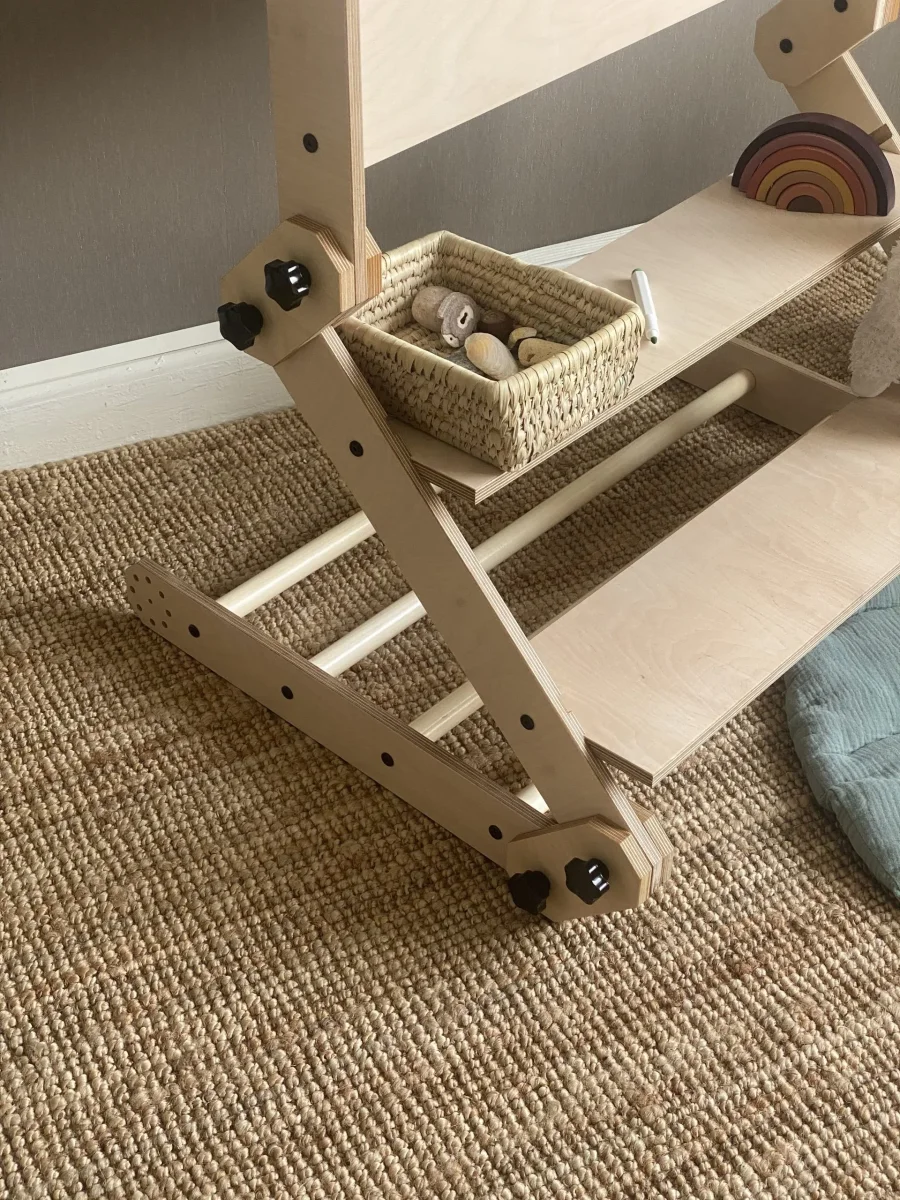 Montessori Klätterset / Bord & Hylla / Ritbräda - 3-i-1 Set - Bild 9
