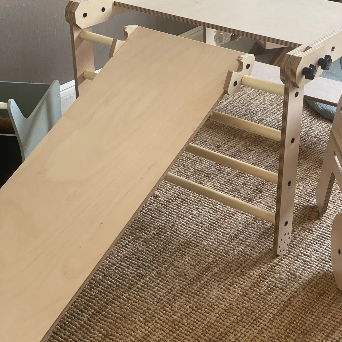 Montessori Klätterset / Bord & Hylla / Ritbräda - 3-i-1 Set - Bild 6