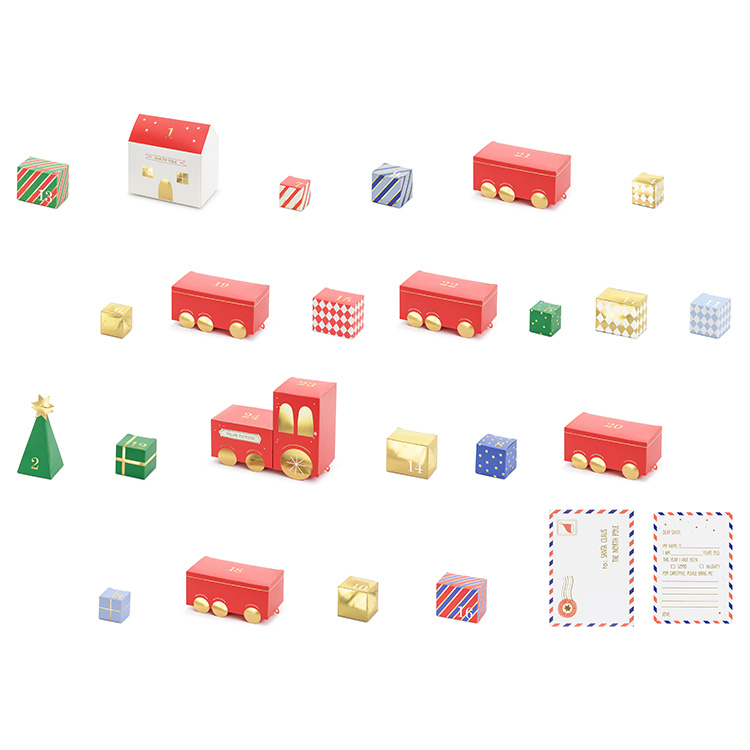 Adventskalender Tåg DIY - Bild 5