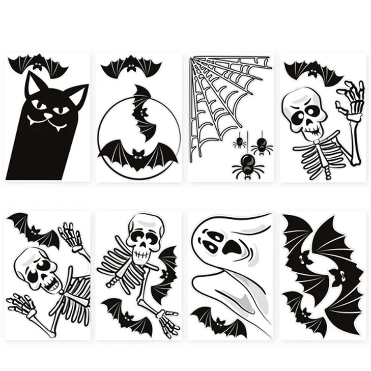 Halloween Fönsterklistermärken – Olika Motiv - Bild 2