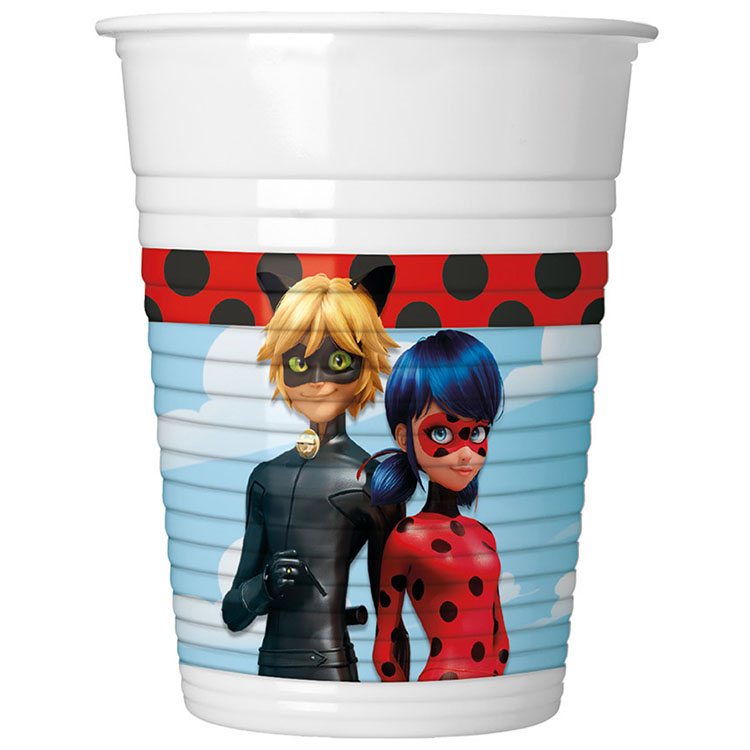 Miraculous Ladybug Plastmugg 8-pack - Bild 2