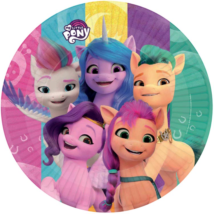 My Little Pony Papperstallrik 23cm 8-pack - Bild 2