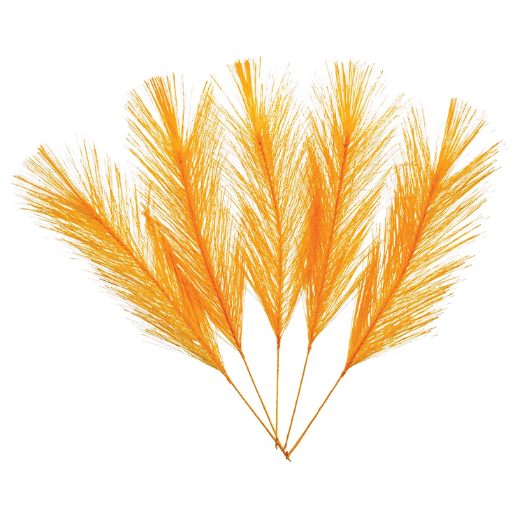 Påskfjädrar Orange 5-pack - Bild 2