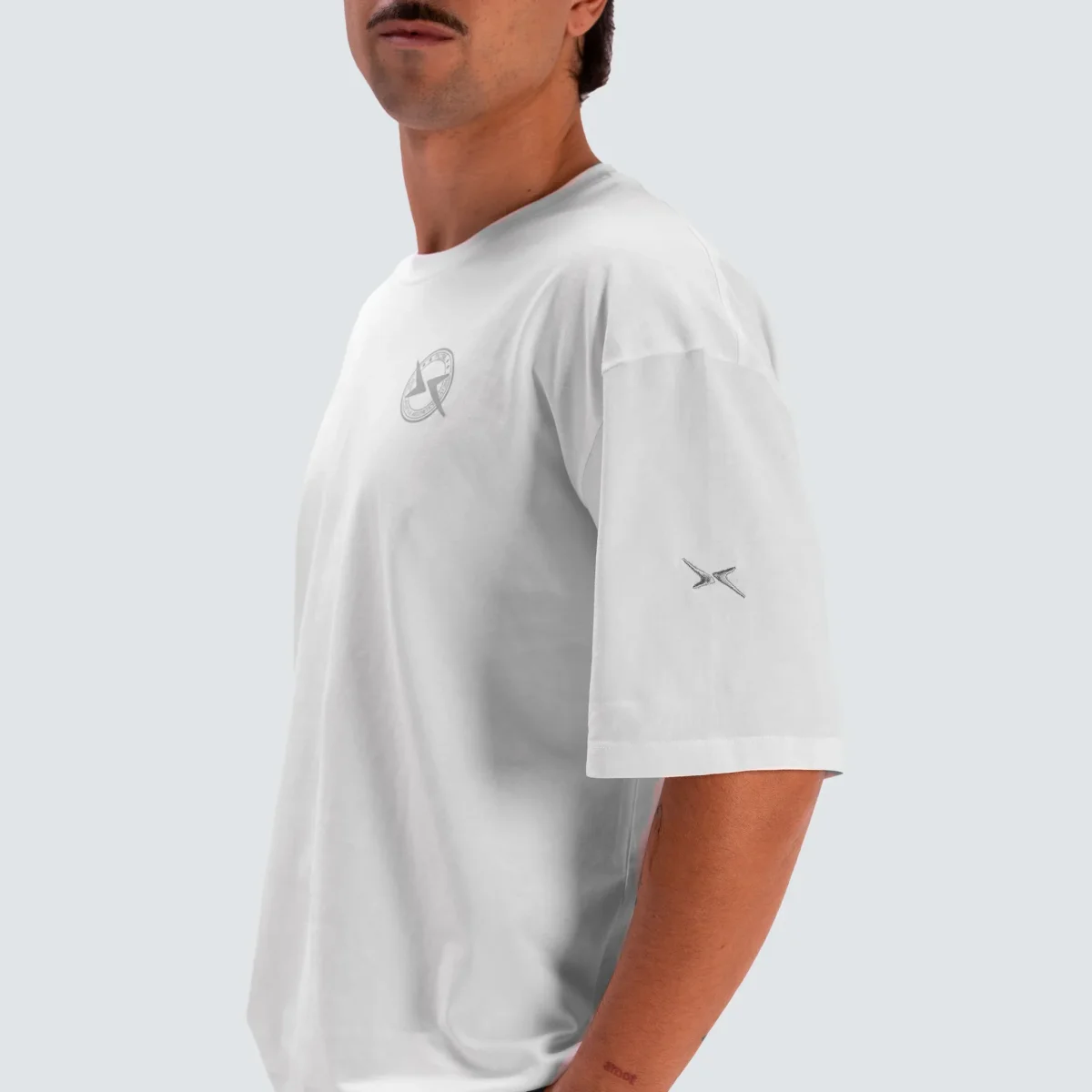 Picsil Oversize T-Shirt Men's Lifestyle White - Bild 4