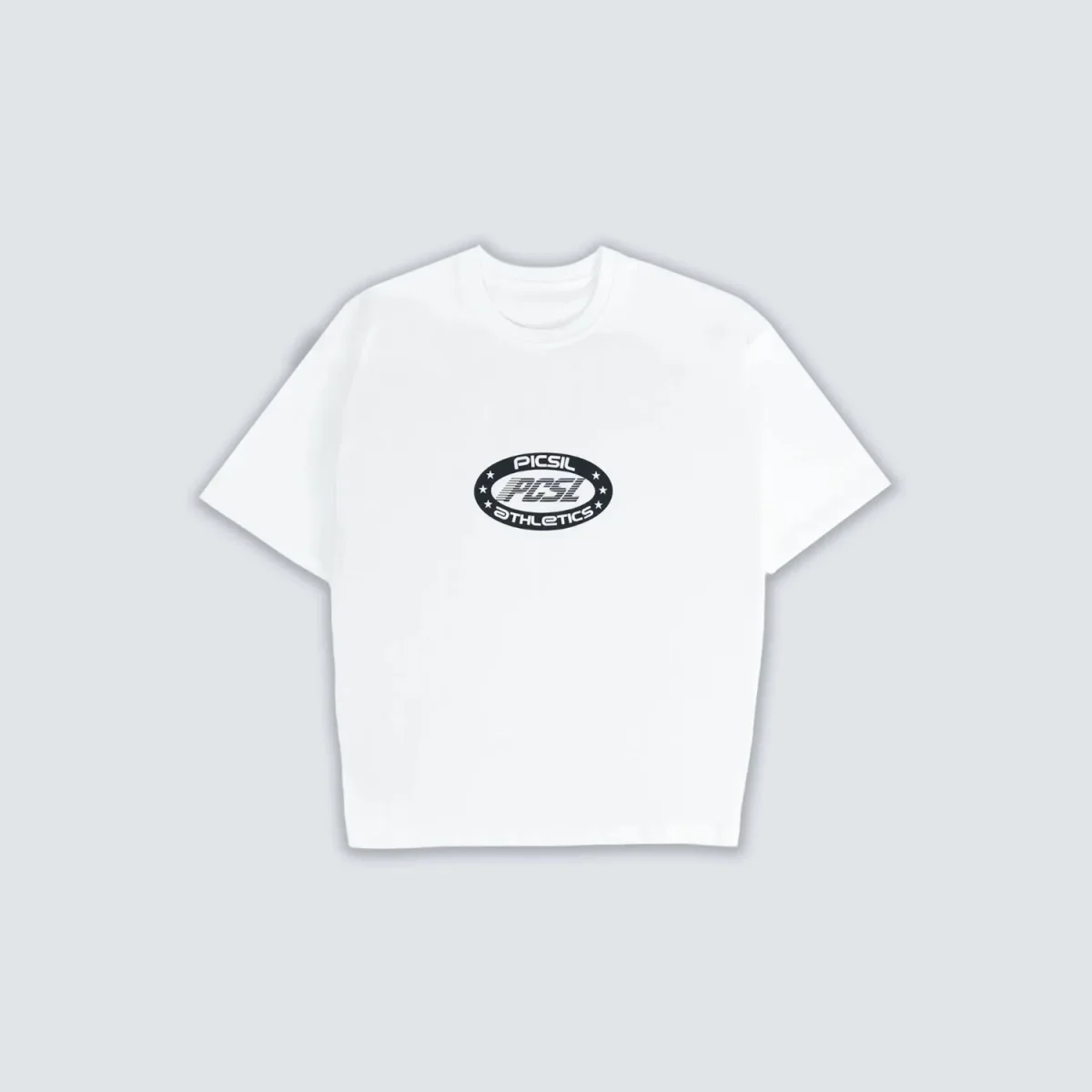 Picsil Unisex Lifestyle Oversize T-Shirt White