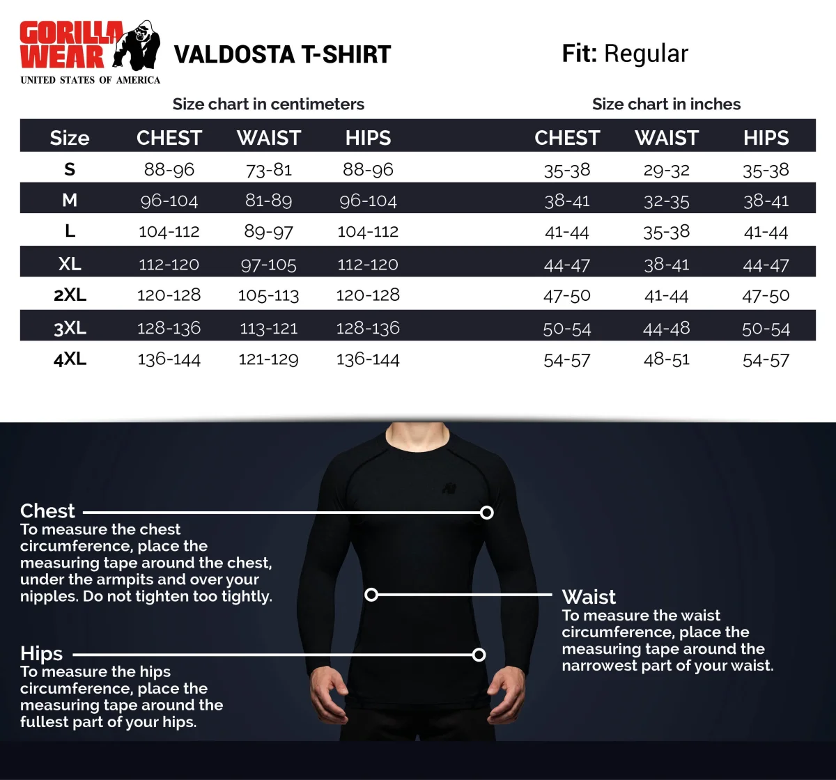 Gorilla Wear Valdosta T-Shirt, navy - Bild 6